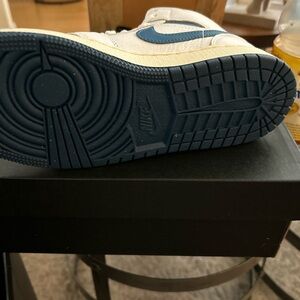 Nike Jordans Dunks High top white and blue brand new